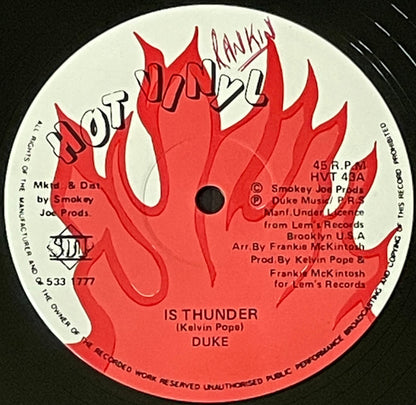 Mighty Duke : It’s Thunder/Love Vibrations (12")