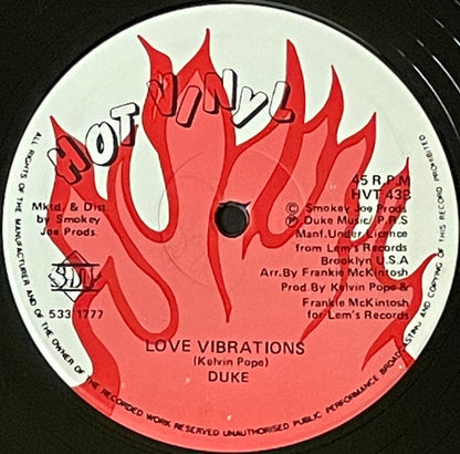 Mighty Duke : It’s Thunder/Love Vibrations (12")