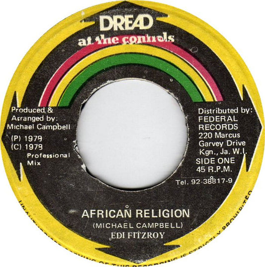 Edi Fitzroy : African Religion (7")