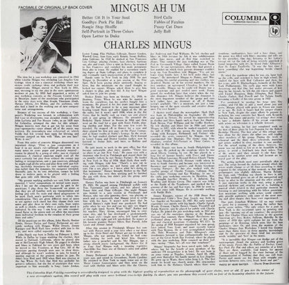 Charles Mingus : Mingus Ah Um (CD, Album, RE, RM)