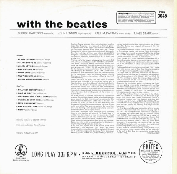 The Beatles : With The Beatles (LP, Album, RE)