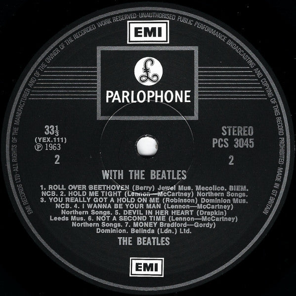 The Beatles : With The Beatles (LP, Album, RE)