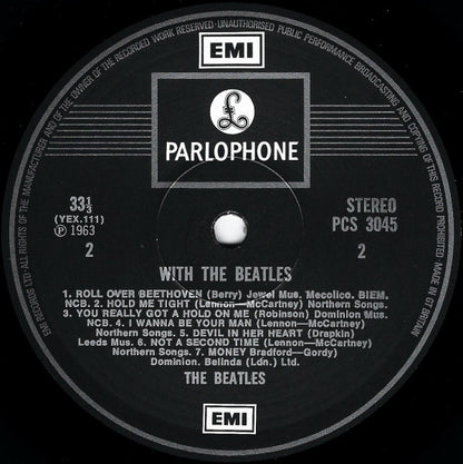 The Beatles : With The Beatles (LP, Album, RE)