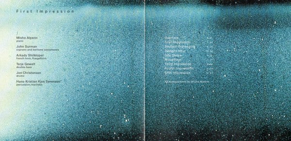 Misha Alperin* W/ John Surman : First Impression (CD, Album, PMD)