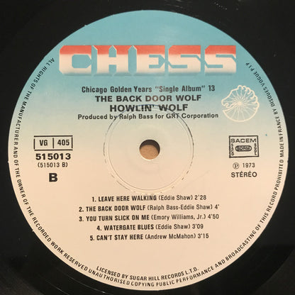 Howlin' Wolf : The Back Door Wolf (LP, Album, RE)