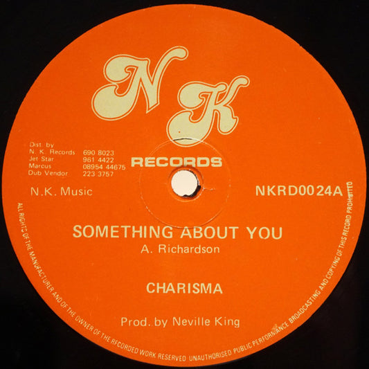 Charisma (14) : Something About You (12", Single, Red)