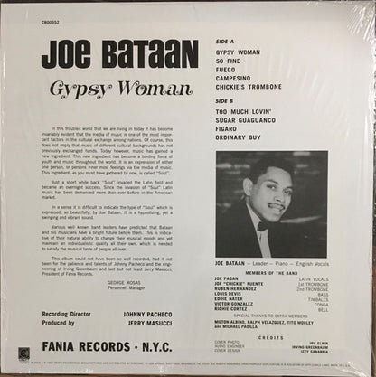 Joe Bataan : Gypsy Woman (LP, Album, RE, 180)