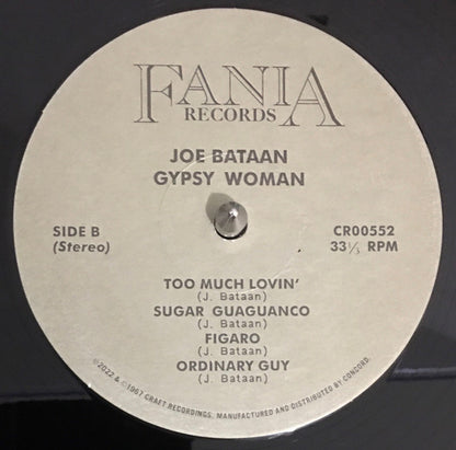 Joe Bataan : Gypsy Woman (LP, Album, RE, 180)