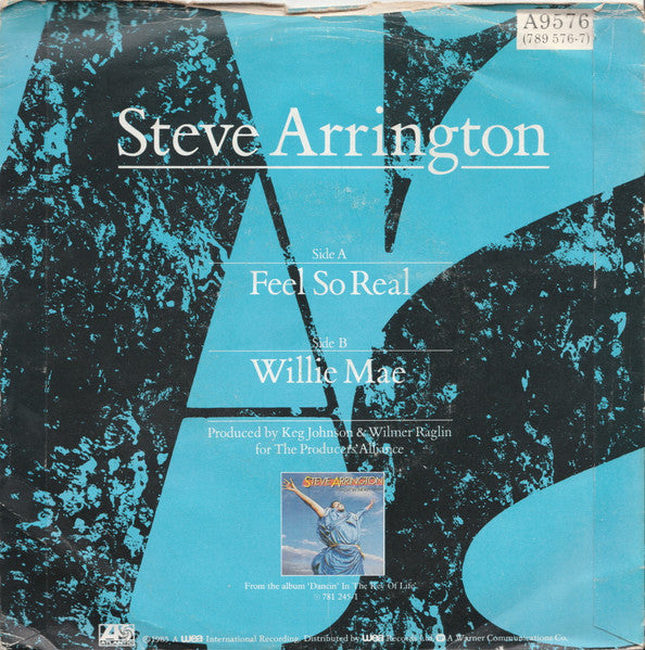 Steve Arrington : Feel So Real (7", Single, Dam)