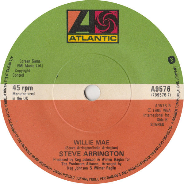 Steve Arrington : Feel So Real (7", Single, Dam)