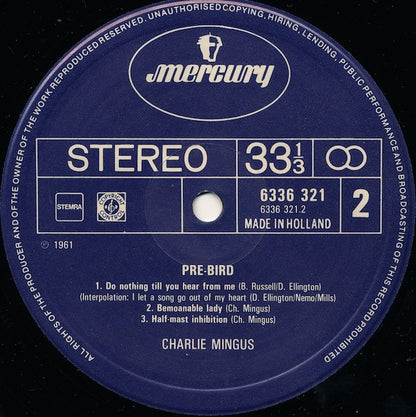 Charles Mingus : Pre-Bird (LP, Album, RE)