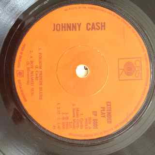 Johnny Cash : Folsom Prison Blues (7", EP)