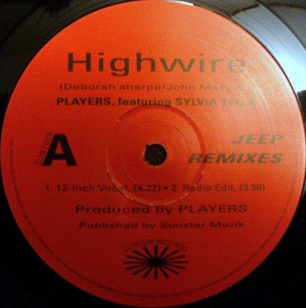 Players (3) Featuring Sylvia Tella : High Wire (12")