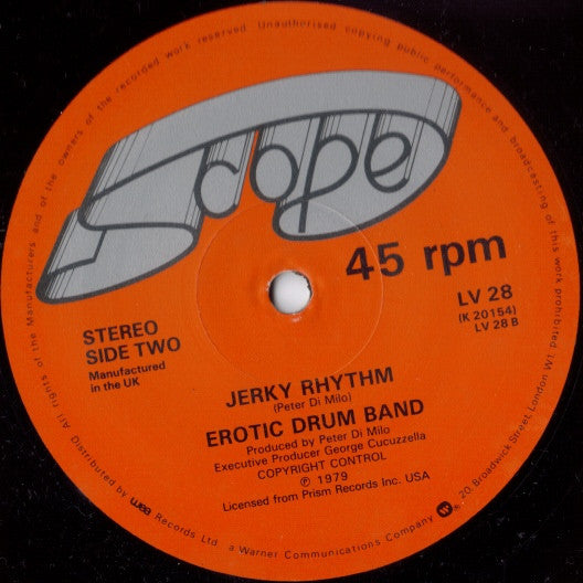 Erotic Drum Band : Love Disco Style / Jerky Rhythm (12")