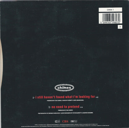 The Chimes : I Still Haven't Found What I'm Looking For (7", Single)
