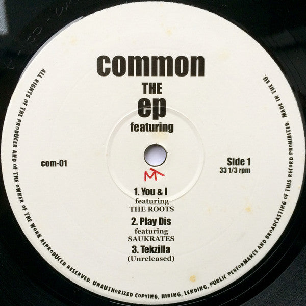 Common : The EP (12", EP, Unofficial)