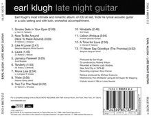 Earl Klugh : Late Night Guitar (CD, Album, RE, RM)