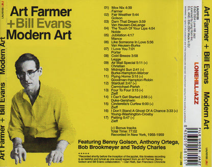 Art Farmer + Bill Evans : Modern Art (CD, Album, RE)