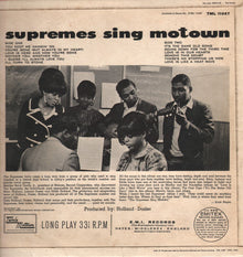 The Supremes : The Supremes Sing Motown (LP, Album, Mono)