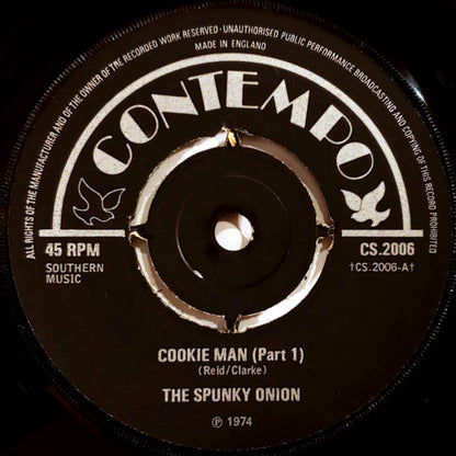The Spunky Onion : Cookie Man (7")
