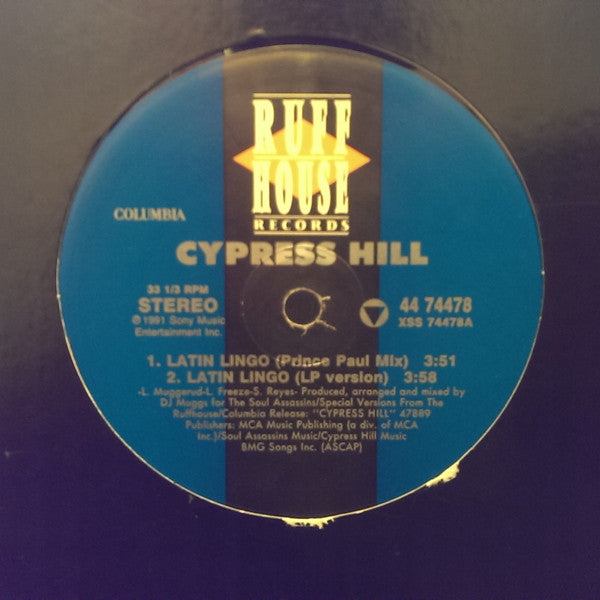 Cypress Hill : Latin Lingo (12", RP)
