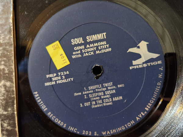 Gene Ammons & Sonny Stitt With Brother Jack McDuff : Soul Summit (LP, Album, Mono, RE, Blu)