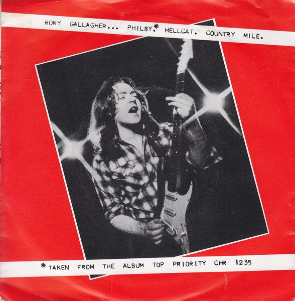 Rory Gallagher : Philby / Hellcat / Country Mile (7", Single, Ltd, Cle)