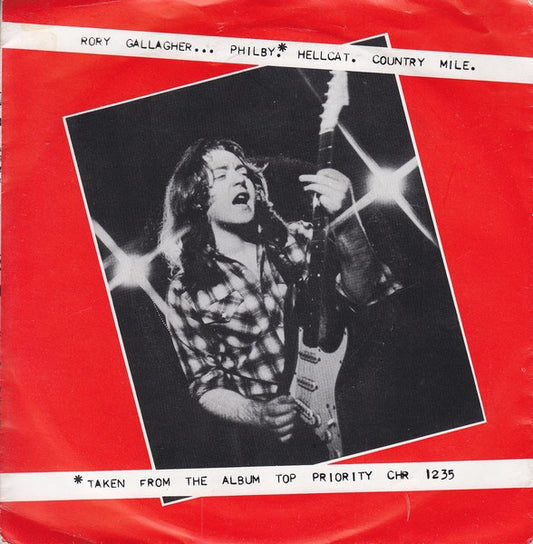 Rory Gallagher : Philby / Hellcat / Country Mile (7", Single, Ltd, Cle)