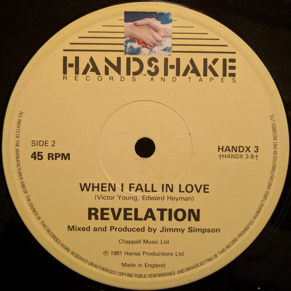 Revelation (2) : Feel It / When I Fall In Love (12", Single)