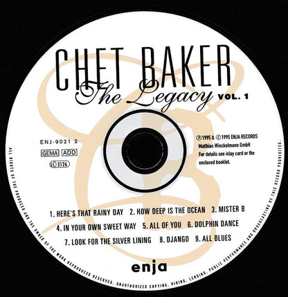 Chet Baker : The Legacy (CD, Album)