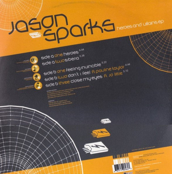 Jason Sparks : Heroes And Villains EP (12", EP)