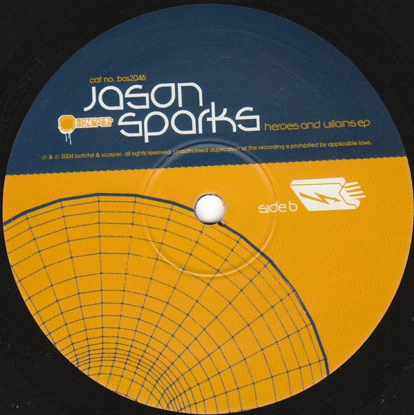 Jason Sparks : Heroes And Villains EP (12", EP)