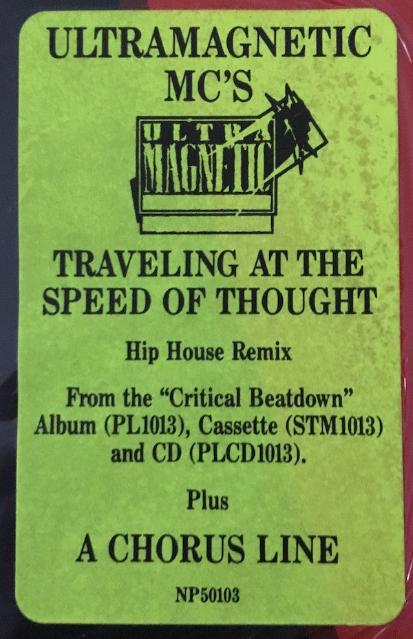 Ultramagnetic MC's : Traveling At The Speed Of Thought / A Chorus Line (12")