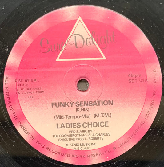 Ladies Choice : Funky Sensation (Double Mix) (12", Single)