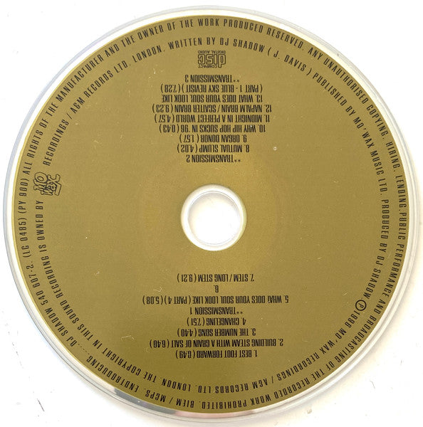 DJ Shadow : Endtroducing..... (CD, Album, RP)