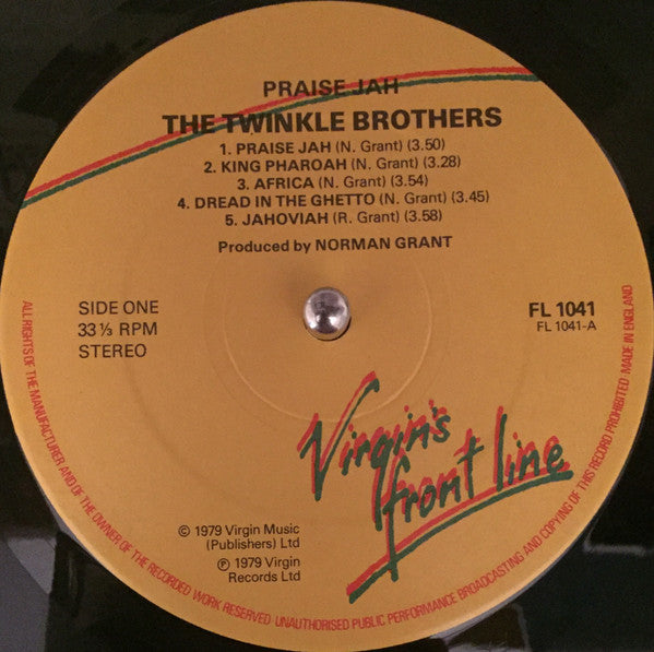 Twinkle Brothers : Praise Jah (LP, Album)