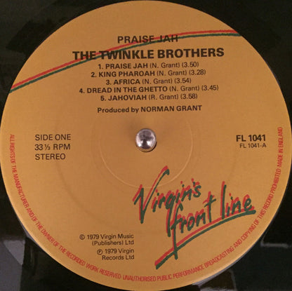 Twinkle Brothers : Praise Jah (LP, Album)