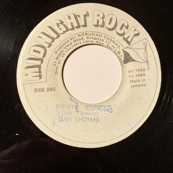 Jah Thomas : What's Cooking (7")