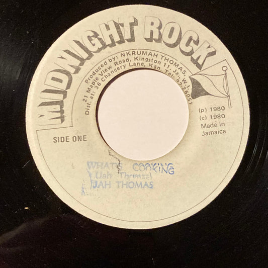 Jah Thomas : What's Cooking (7")