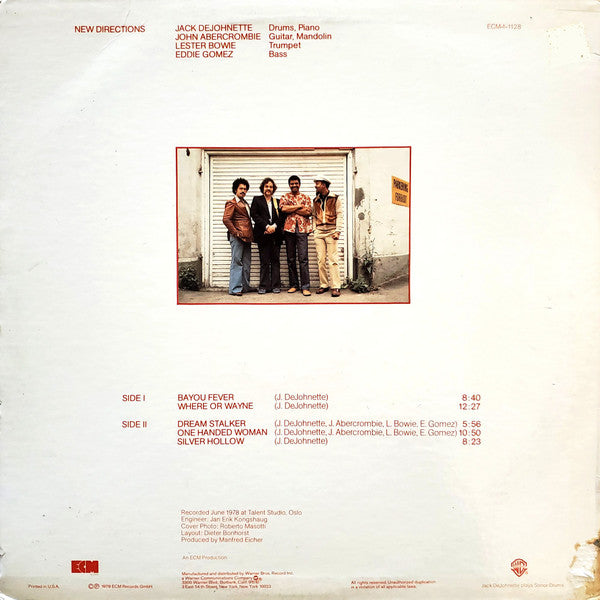 Jack DeJohnette : New Directions (LP, Album)