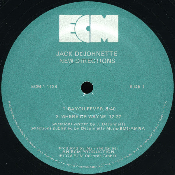 Jack DeJohnette : New Directions (LP, Album)