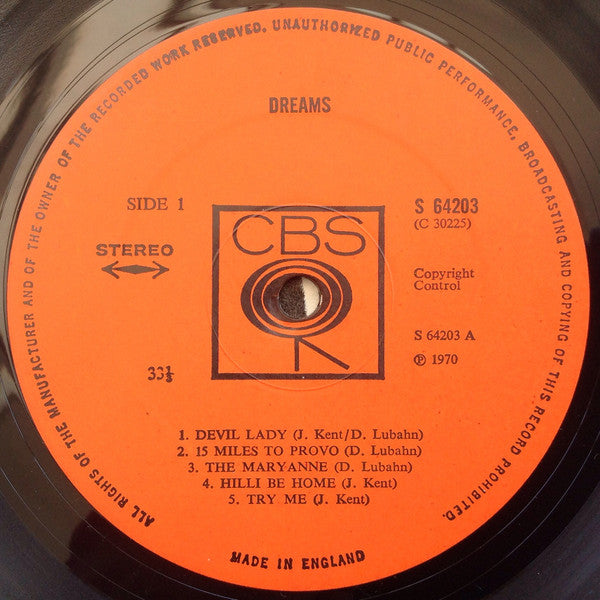 Dreams (4) : Dreams (LP, Album)