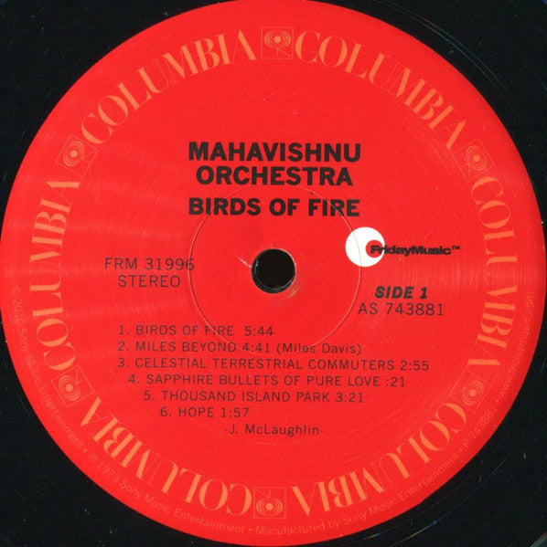 Mahavishnu Orchestra : Birds Of Fire (LP, Album, RE, RM, 180)
