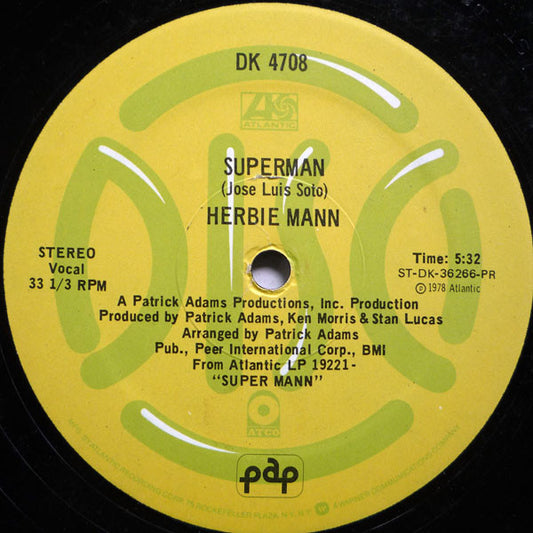Herbie Mann : Superman (12", Single)