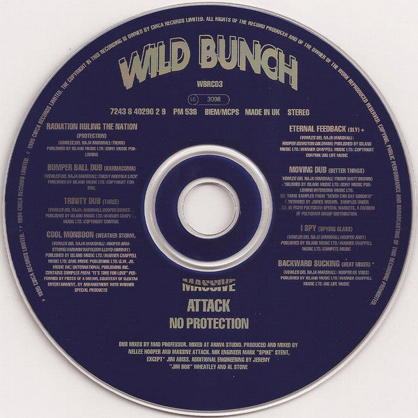Massive Attack V Mad Professor : No Protection (CD, Album)