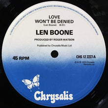 Len Boone : Love Won't Be Denied (12", Single)
