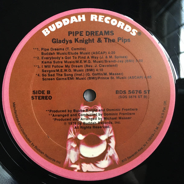 Gladys Knight And The Pips : Pipe Dreams: The Original Motion Picture Soundtrack (LP, Album, Ter)