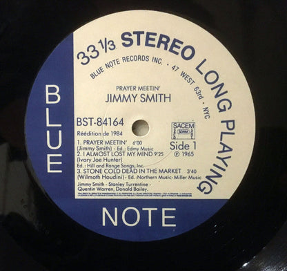 Jimmy Smith  With Stanley Turrentine : Prayer Meetin' (LP, Album, RE)