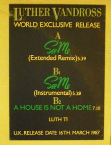 Luther Vandross : See Me (12", Promo, W/Lbl)