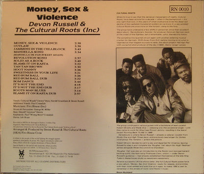 Devon Russell & Cultural Roots : Money, Sex & Violence (CD, Album)
